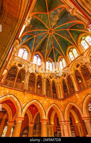 Arches du château, Mont Stuart, Rothesay, Île de Bute, Écosse, Royaume-Uni Banque D'Images