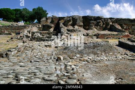 Sibari (Sybaris) était une ville importante de Magna Graecia, ce parc archéologique important est situé dans la Calabre d'aujourd'hui, dans le sud de l'Italie Banque D'Images