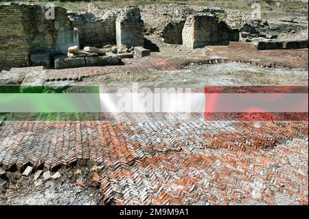 Sibari (Sybaris) était une ville importante de Magna Graecia, ce parc archéologique important est situé dans la Calabre d'aujourd'hui, dans le sud de l'Italie Banque D'Images