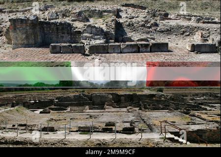 Sibari (Sybaris) était une ville importante de Magna Graecia, ce parc archéologique important est situé dans la Calabre d'aujourd'hui, dans le sud de l'Italie Banque D'Images