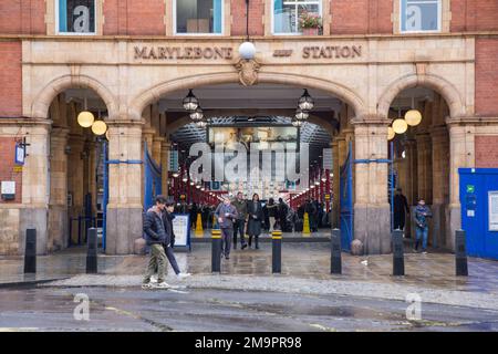 Marylebone Station London et Chiltern Railways Banque D'Images