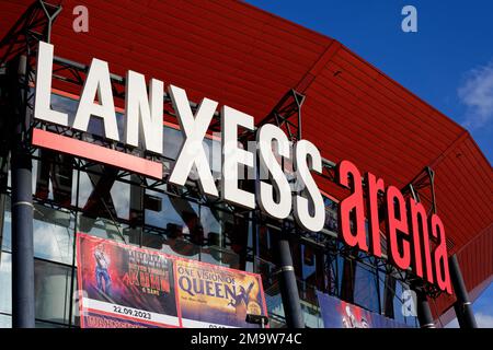 Cologne, Allemagne - 18 janvier 2023 : salle d'événements Lanxess Arena à cologne Banque D'Images