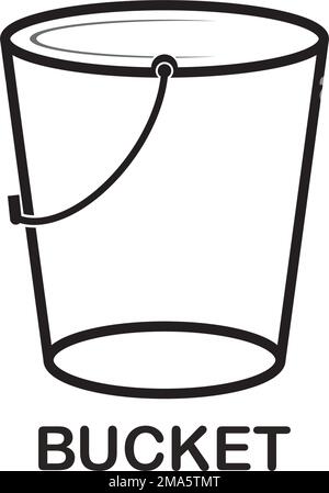 icône de godet illustration vectorielle conception simple Illustration de Vecteur