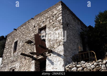 Grèce, Dodécanèse, Rhodes Island Platanias village traditionnel Banque D'Images