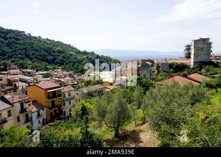 Vieille ville de Nicastro à Lamezia terme, Calabre, Italie Banque D'Images