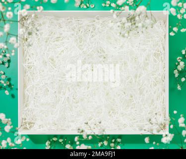 Herbe De Pâques En Papier - 100g Remplissage Vert Pour Boîtes Cadeaux - Déco Fête