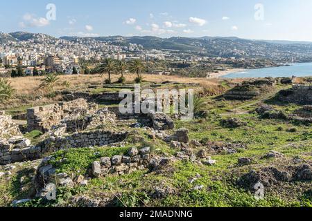 La plus ancienne ville du monde, Byblos, Liban Banque D'Images