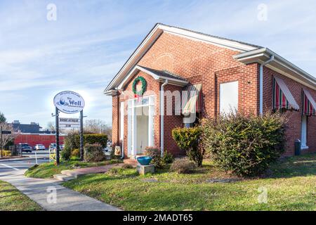 PINEVILLE, Caroline du Nord, USA-15 JANVIER 2023 : The Well Coffeehouse & Church. Banque D'Images