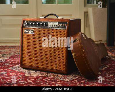 Amplificateur de guitare Vintage MESA Boogie Banque D'Images