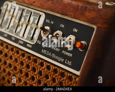 Amplificateur de guitare Vintage MESA Boogie Banque D'Images