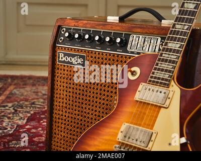 Amplificateur de guitare Vintage MESA Boogie Banque D'Images