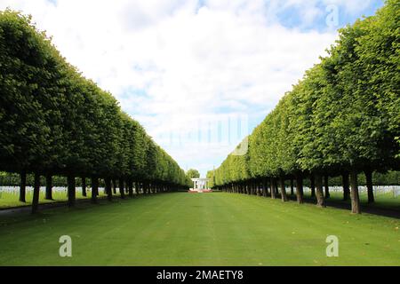 cimetière militaire américain (marin de saint-mihiel) à thiaucourt-regniéville en lorraine (france) Banque D'Images