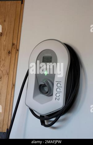 Myenergi Zappi v2 Smart ntelligent solaire chargeur de voiture électrique Royaume-Uni Banque D'Images