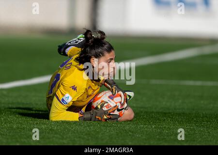 Rachele Baldi (Fiorentina Women) pendant le match italien 'erie A Women Match entre Fiorentina Women 1-7 Roma Women au stade Piero Torrini sur 14 janvier 2023 à Florence, Italie. Credit: Maurizio Borsari/AFLO/Alay Live News Banque D'Images