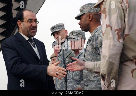 070106-A-2224C-317. Base: Zone internationale Etat: Bagdad pays: Irak (IRQ) scène Grand Commandement montré: EUROPE Banque D'Images