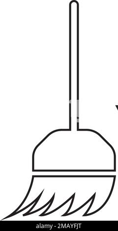 logo de balai vektor Illustration de Vecteur