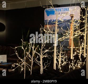 Park City, Utah. 19 janvier 2023. Le groupe Blugrass se produit à la fête Sundance 2023 de l'Office du film du Montana au Sundance film Festival. @ Veronica Bruno / Alamy. Banque D'Images