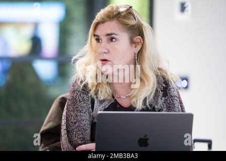 UTRECHT - Marjan Olfers, chercheur, fait le point sur l'étude de la culture sportive d'élite au Centre de connaissances pour le sport et l'exercice. Au cours de la réunion, il sera annoncé, entre autres choses, quels sports participeront à la recherche. ANP JEROEN JUMELET pays-bas - belgique sortie crédit: ANP/Alay Live News Banque D'Images