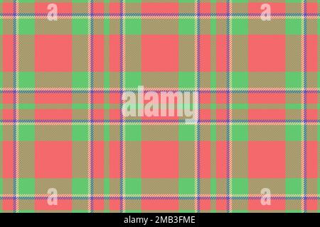 Vérifiez le tissu sans couture. Vecteur de structure d'arrière-plan. Motif écossais tartan bleu et couleurs claires. Illustration de Vecteur