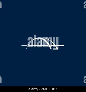 Logo Bridge ou icône Illustration de Vecteur