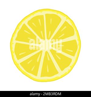 Icône citron. Illustration vectorielle de citron isolé sur fond blanc. Illustration de Vecteur