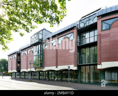 Bibliothèque municipale, Guetersloh, Westphalie orientale, Rhénanie-du-Nord-Westphalie, Allemagne Banque D'Images