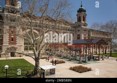 Ellis Island National Museum of Immigration, New York Banque D'Images