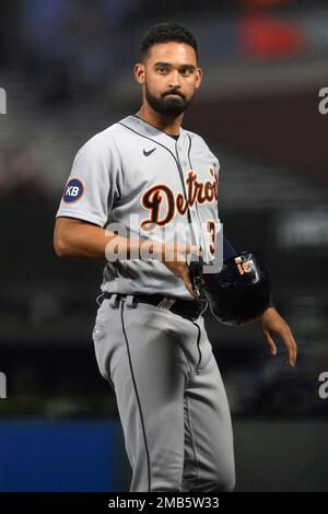 Detroit Tigers Outfielder Riley Greene (31) at bat during an MLB game  between Detroit Tigers vs San Francisco Giants at the Oracle Park in San  Franc Stock Photo - Alamy