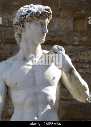 Le David de Michelangelo Banque D'Images