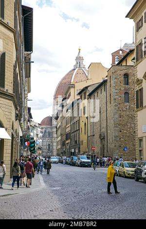 Vie de rue à Florence Banque D'Images