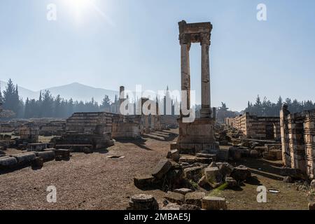 Anjar, la ville d'Umayyad au coeur du Liban Banque D'Images