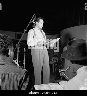 Portrait de Cab Calloway, Columbia studio, New York, N.Y., CA. Mars 1947. Banque D'Images