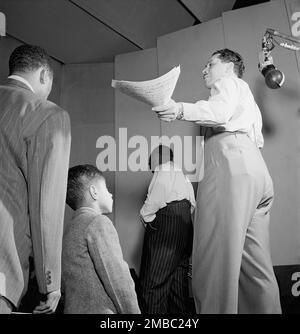 Portrait de Cab Calloway, Columbia studio, New York, N.Y., CA. Mars 1947. Banque D'Images