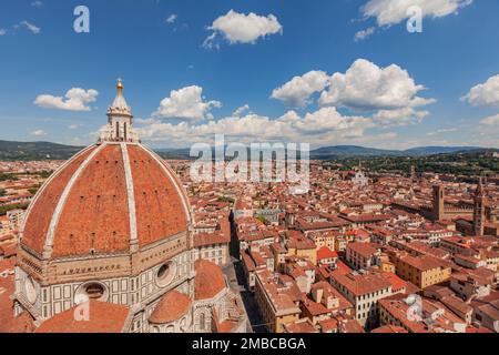 Vue aérienne de Florence, Italie Banque D'Images