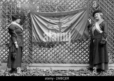 Femme au suffrage - Pickets, 1917. Banque D'Images