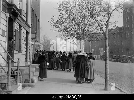 Femme au suffrage - Pickets, 1917. Banque D'Images