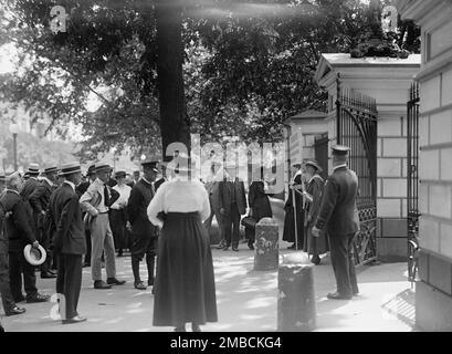 Femme au suffrage, 1917. Banque D'Images