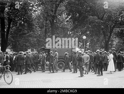 Femme au suffrage, 1917. Banque D'Images