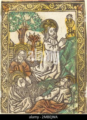 Christ sur le Mont des oliviers, 1460/1480. Banque D'Images