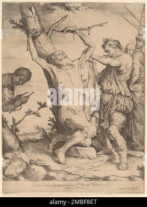 Le martyre de Saint Bartholomée, 1624. Banque D'Images