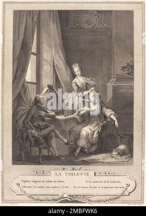 La toilette, 1774. Banque D'Images