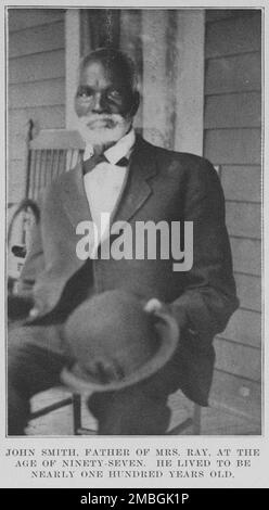 John Smith, père de Mme Ray, à l'âge de quatre-vingt-dix-sept ans. Il a vécu près de cent ans, 1926. Banque D'Images