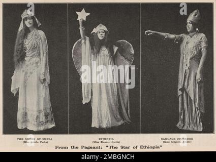 De la page: "La star de l'Ethiopie", 1915-12. Banque D'Images