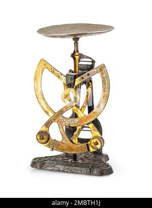 Chisinau, Moldova, 19 septembre 2021 : échelle de lettre bilatérale originale de Columbus isolée sur blanc Banque D'Images