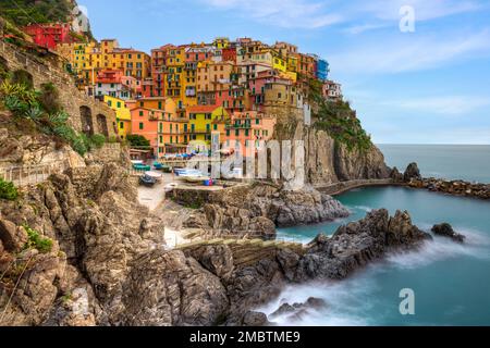 Manarola, Cinque Terre, ligurie, italie Banque D'Images