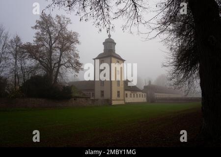 Abbaye bénédictine Corvey près de la ville allemande appelée Hoexter Banque D'Images