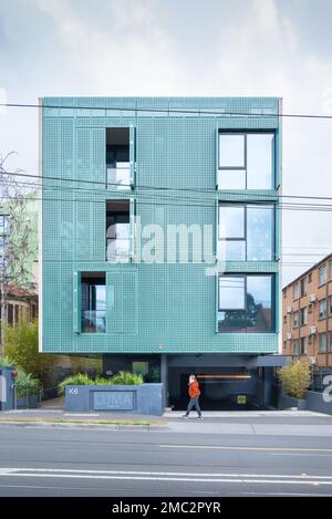 Melbourne, Victoria, Australie - aménagement d'appartements Luma par Jackson Clements Burrows Architects Banque D'Images