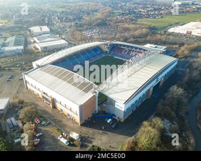 Vue générale avant le match du championnat Sky Bet Wigan Athletic and Luton Town au stade DW, Wigan, Royaume-Uni, 21st janvier 2023 (photo de Phil Bryan/Alay Live News) Banque D'Images