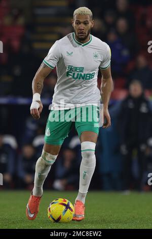 Joelinton de Newcastle United lors du match de Premier League entre Crystal Palace et Newcastle United à Selhurst Park, Londres, le samedi 21st janvier 2023. (Crédit : Robert Smith | ACTUALITÉS MI) crédit : ACTUALITÉS MI et sport /Actualités Alay Live Banque D'Images