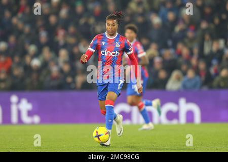 21st janvier 2023 ; Selhurst Park, Crystal Palace, Londres, Angleterre ; Premier League football, Crystal Palace contre Newcastle United ; Michael Olise de Crystal Palace Banque D'Images